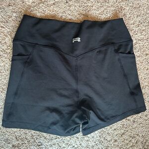Women’s Black Active Shorts - Iron Rebel Brand